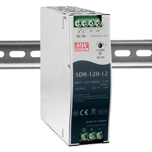 B+B SmartWorx 120W Single Output Industrial DIN RAIL With PFC Function BB-SDR-120-12 SDR-120-12