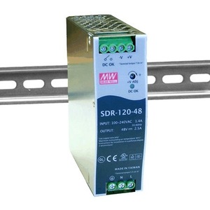 B+B SmartWorx 120W Single Output Industrial DIN RAIL With PFC Function BB-SDR-120-48 SDR-120-48