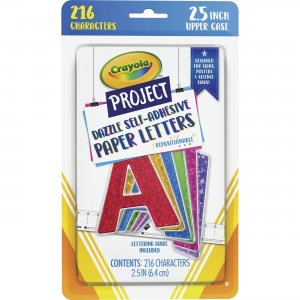 Crayola Self-adhesive Paper Letters P1649CRA PACP1649CRA