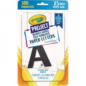 Crayola Self-adhesive Paper Letters P1645CRA PACP1645CRA