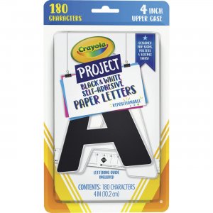 Crayola Self-adhesive Paper Letters P1644CRA PACP1644CRA