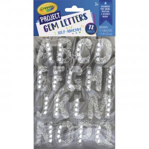 Crayola Sparkling Gems Sticker Letters P1665CRA PACP1665CRA