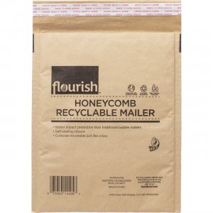 Duck Brand Flourish Honeycomb Recyclable Mailers 287432 DUC287432