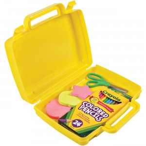 deflecto Antimicrobial Storage Case Yellow 39506YEL DEF39506YEL