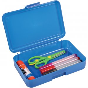 deflecto Antimicrobial Pencil Box Blue 39504BLU DEF39504BLU
