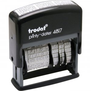 Trodat 12-Message Business Stamp E4817 TDTE4817