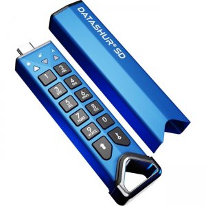 iStorage datAshur SD USB 3.2 (Gen 1) Type C Flash Drive/Flash Card Reader IS-FL-DSD-256-SP
