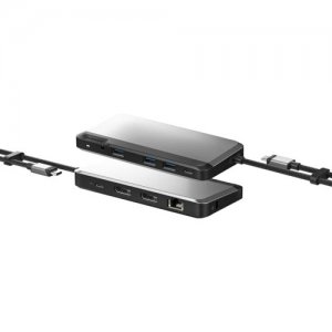 Alogic USB-C Dual Display Dock - MX2 Lite DisplayPort Edition U1CAD-SGR