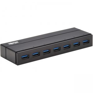 Tripp Lite by Eaton 7-Port USB-A Mini Hub - USB 3.2 Gen 1, International Plug Adapters U360-007