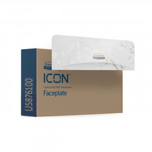 Kimberly-Clark ICON Standard Roll Horizontal Toilet Paper Dispenser Faceplate 58822 KCC58822
