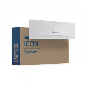 Kimberly-Clark ICON Standard Roll Horizontal Toilet Paper Dispenser Faceplate 58772 KCC58772