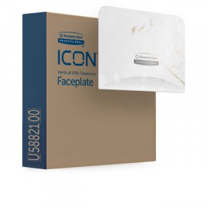 Kimberly-Clark ICON Standard Roll Vertical Toilet Paper Dispenser Faceplate 58821 KCC58821