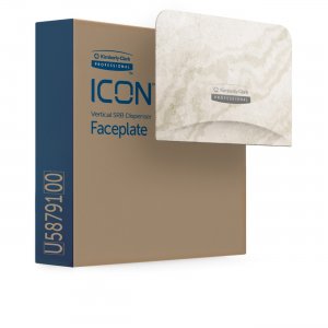 Kimberly-Clark ICON Standard Roll Vertical Toilet Paper Dispenser Faceplate 58791 KCC58791