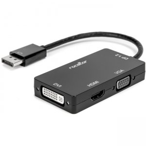 Rocstor Premium 3-in-1 DisplayPort to HDMI (4K), VGA, or DVI Converter Adapter Y10A259-B1