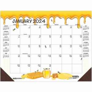 House of Doolittle Honeycomb Monthly Desk Pad Calendar 156 HOD156