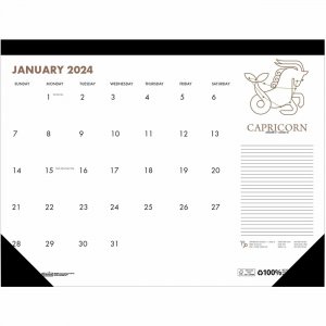 House of Doolittle Zodiac Monthly Desk Pad Calendar 167 HOD167