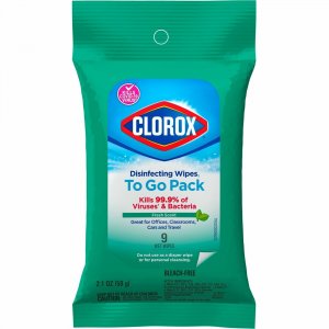 Clorox On The Go Bleach-Free Disinfecting Wipes 60133 CLO60133