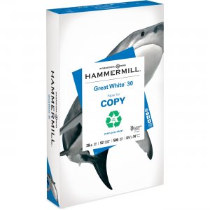 Hammermill Great White Recycled Copy Paper - White 86704PL HAM86704PL 8.5x14