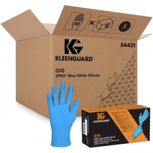 KleenGuard G10 Blue Nitrile Gloves 54421CT KCC54421CT