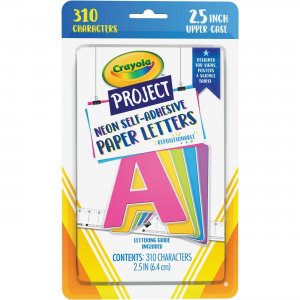 Crayola Self-Adhesive Paper Letters P1647CRA PACP1647CRA