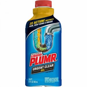 Liquid-Plumr Urgent Clear Pro-Strength Clog Remover 30548 CLO30548