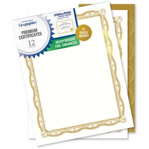 Geographics Premium Certificates with Gold Seals 48766 GEO48766