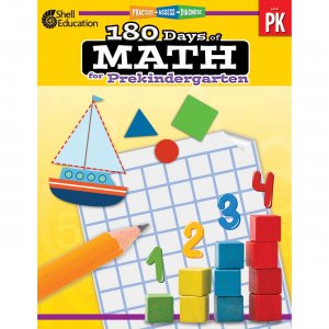 Shell Education 180 Days of Math for Prekindergarten 127443 SHL127443
