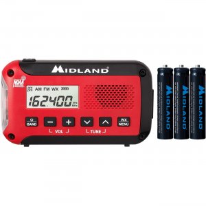 Midland E+READY Compact Emergency Alert AM/FM Weather Radio ER10VP MROER10VP ER10