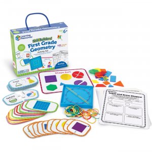 Learning Resources Skill Builders! First Grade Geometry Activity Set LER1239 LRNLER1239