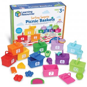 Learning Resources Sorting Surprise Picnic Baskets LER6810 LRNLER6810