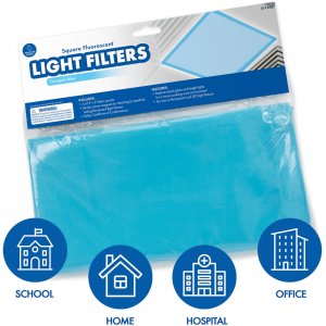 Educational Insights Square Fluorescent Light Filters (Tranquil Blue) 1236 EII1236