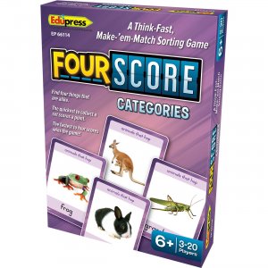 Teacher Created Resources Four Score Category Card Game EP66114 TCREP66114