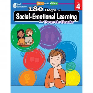 Shell Education 180 Days of Social-Emotional Learning for Fourth Grade 126960 SHL126960