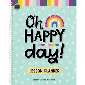 Teacher Created Resources Oh Happy Day Lesson Planner 8321 TCR8321