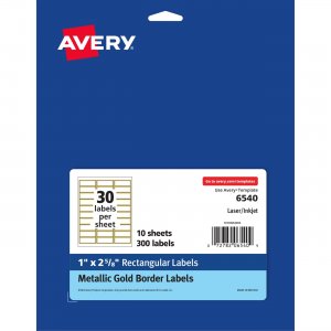 Avery Permanent Address Labels 6540 AVE6540