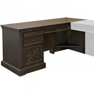 Martin Kingston Desk with Pedestal Box 1 of 2 IMKN684R MRTIMKN684R