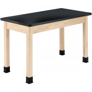 Diversified Spaces PerpetuLab Wooden Leg Science Table with Plain Apron P7106M30N DVWP7106M30N P7106