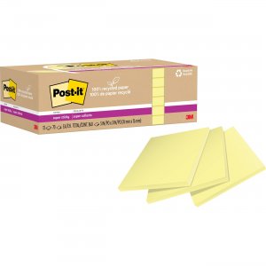 Post-it Recycled Super Sticky Notes 654R12SSCY MMM654R12SSCY