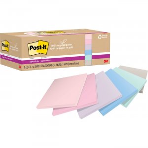 Post-it Recycled Super Sticky Notes 654R12SSNRP MMM654R12SSNRP