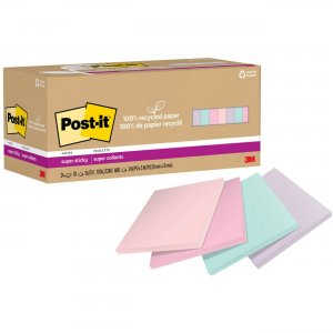 Post-it Recycled Super Sticky Notes 654R24SSNRP MMM654R24SSNRP