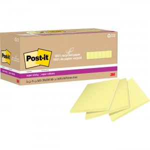 Post-it Super Sticky Adhesive Note 654R-24SSCY-CP MMM654R24SSCYCP