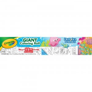 Crayola Deep Sea Friends Giant Coloring Roll 042721 CYO042721