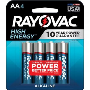 Rayovac High Energy Alkaline AA Batteries 8154T RAY8154T