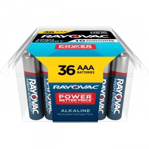 Rayovac High Energy Alkaline AAA Batteries 82436PP RAY82436PP