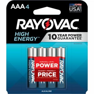 Rayovac High Energy Alkaline AAA Batteries 8244T RAY8244T