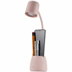 Bostitch Desk Lamp with Storage Cup, Pink LED2105PNK BOSLED2105PNK