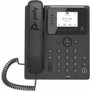 Poly Business Media Phone for Microsoft Teams and PoE-Enabled 848Z7AA#AC3 CCX 350