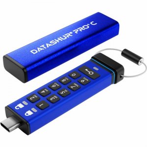 iStorage datAshur PRO+C 32GB USB 3.2 (Gen 1) Type C Flash Drive IS-FL-DA3C-256-32