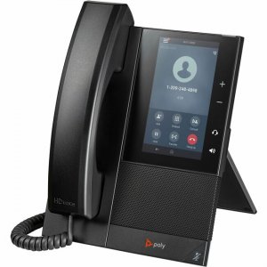 Poly Business Media Phone with Open SIP and PoE-Enabled GSA/TAA 849A6AA#ABA CCX 505