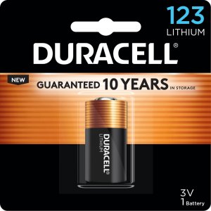 Duracell Lithium Photo Battery DL-123AB DURDL123AB